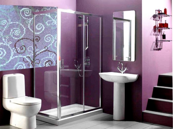 Оригинальный дизайн фотоплитки для ванной комнаты