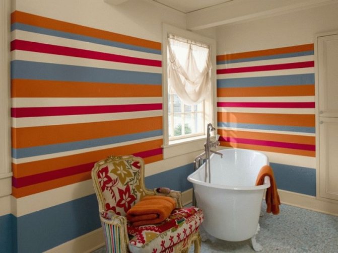 Варианты покраски стен в ванной комнате, дизайн и особые секреты