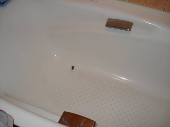 Ликвидация сколов чугунной ванны