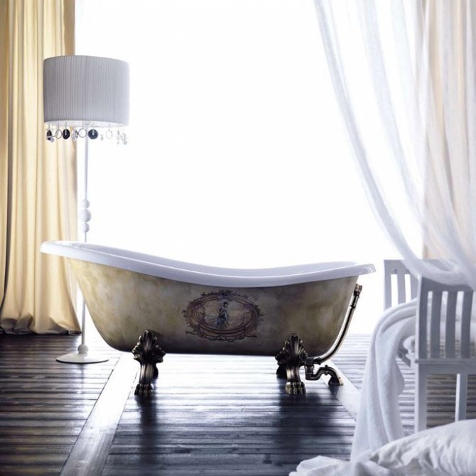 Акриловая ванна ретро – совершенство стиля