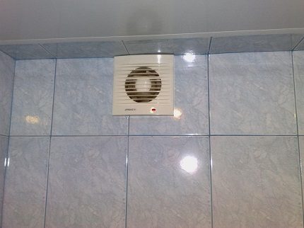 Бесшумный вентилятор в ванной