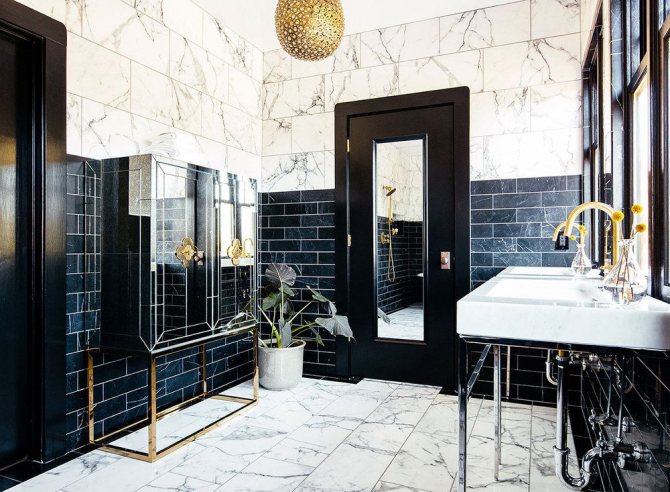 Черная ванная комната — тренд сезона: 65 стильных идей дизайна в черном цвете