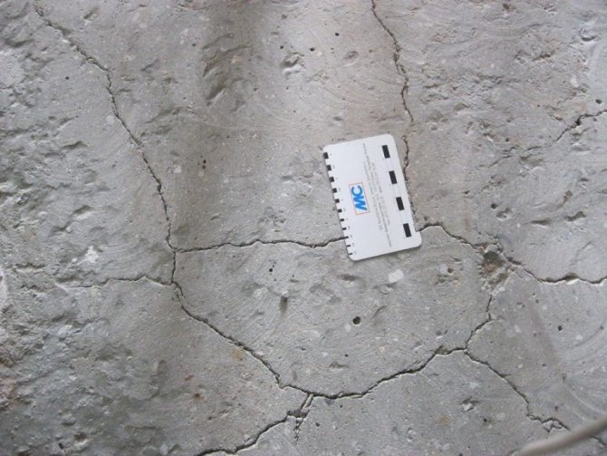 Дефекты бетонного основания