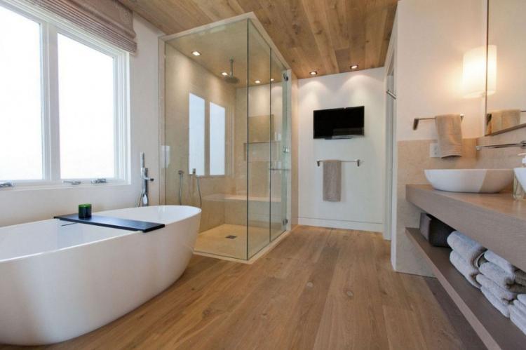 Дизайн ванной комнаты в современном стиле - фото