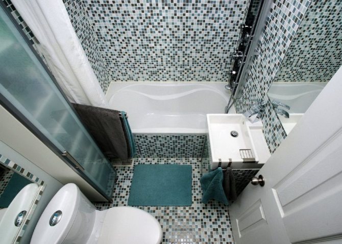 Плитка для маленькой ванной комнаты. Оптимальное сочетание стиля и дизайна + 150 ФОТО