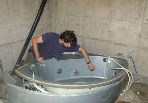 Установка гидромассажной ванны: как подключить и установить