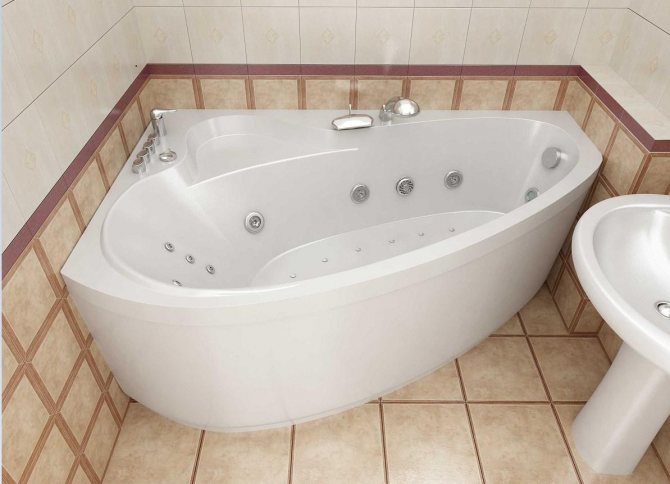 При выборе ванны следует учитывать стиль, в котором выполнен интерьер