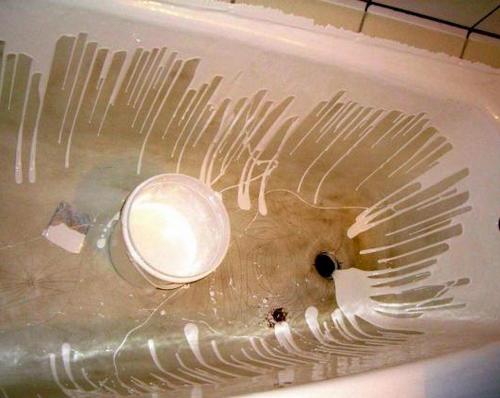 Самостоятельная заливка ванны жидким акрилом
