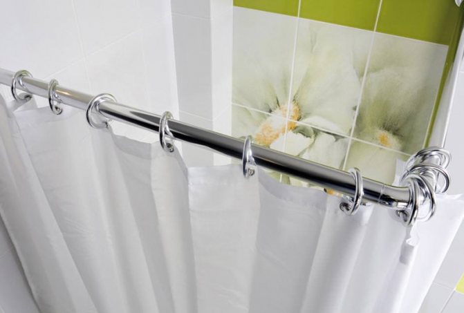 Штанги для шторы в ванную: ее разновидности и способы монтажа