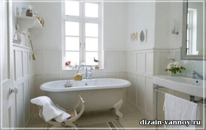 Ванные комнаты в стиле ретро, 25 фото