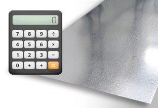 калькулятор вес металла
