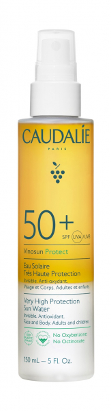 Caudalie Vinosun Very High Protection Water SPF50+ Солнцезащитная вода-спрей для тела